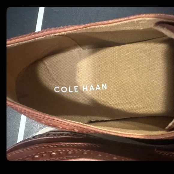 Cole Haan Men's Leather Grand Wingtip Oxford - Picture 9 of 11